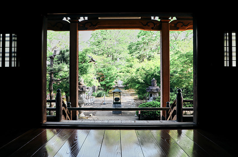 境内の風景